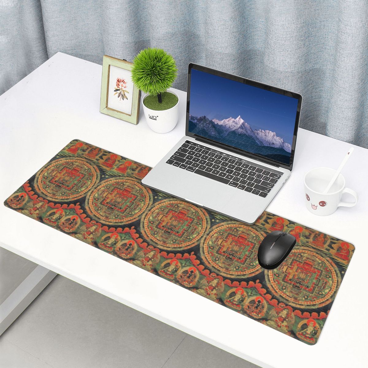 Laptop Accessories India - 대형 마우스 패드 인도 만다라 젠