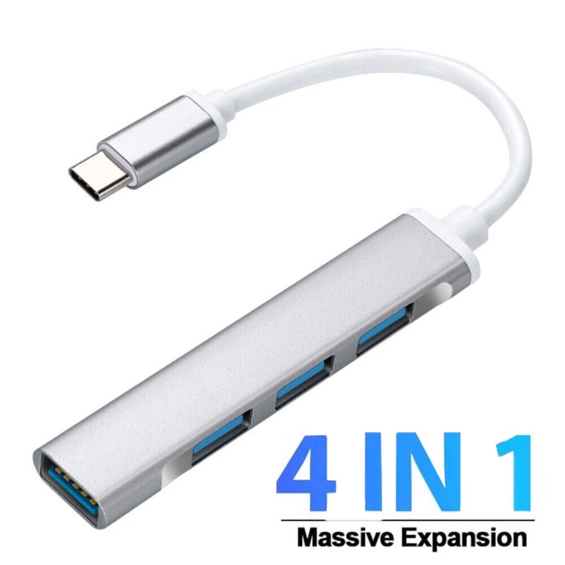 Laptop Accessories And Gadgets - 4-in-1 타입-C 확장 허브 4포트 USB
