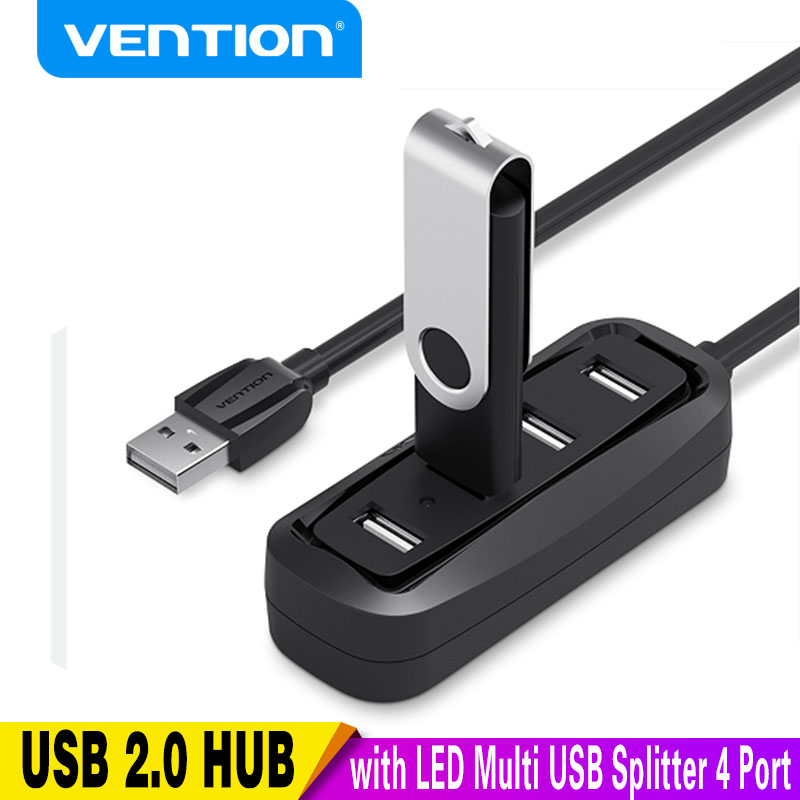 Laptop Electronics Accessories - Vention USB 2.0 허브 4 포트,