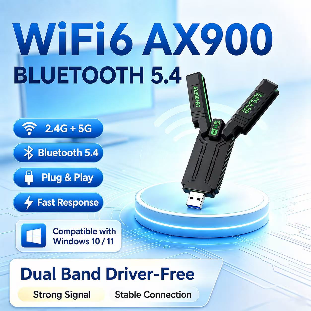 Laptop Electronics Accessories - 듀얼 밴드 기가비트 USB 무선 어댑터,