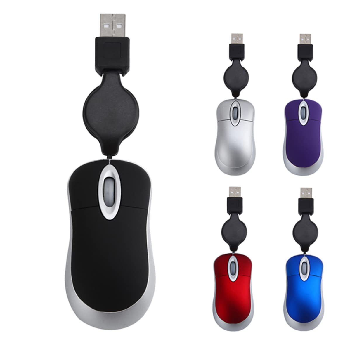 Laptop Electronics Accessories - 휴대용 광학 미니 마우스 접이식 USB