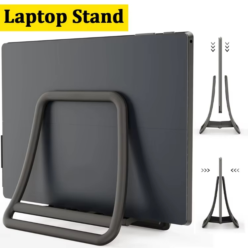Laptop Stand Riser - 수직형 노트북 스탠드 공간 절약형 노트북