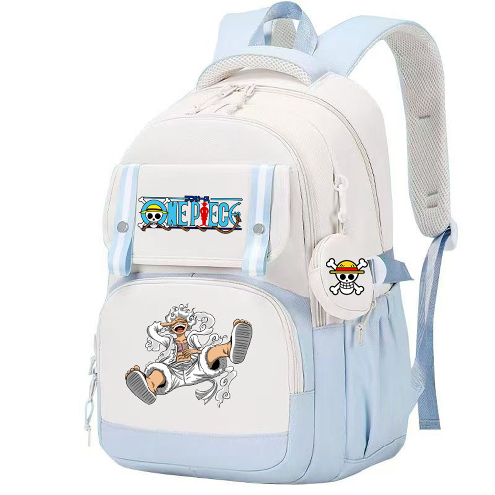 애니메이션 원피스 디자인의 대형 백팩, 학생용, 학교용 - Laptop Accessories Girls 리뷰 및 가격