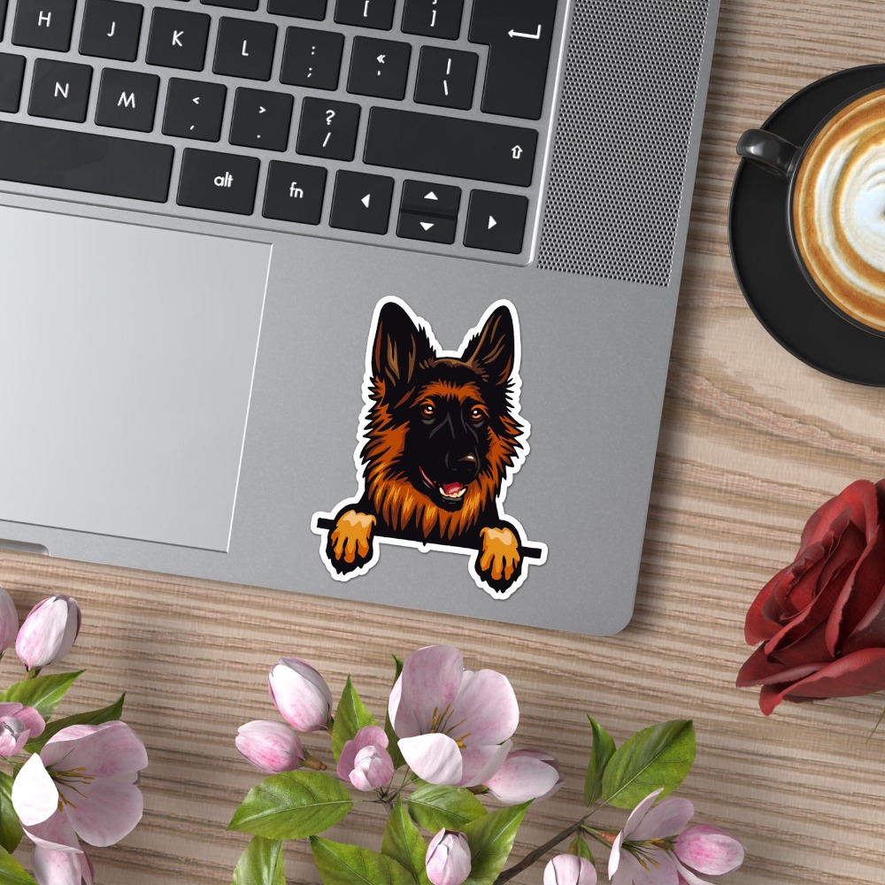 독일 셰퍼드 개 애니메이션 필수품 비닐 모던 윈도우 데 - Laptop Accessories You Must Have 리뷰 및 가격