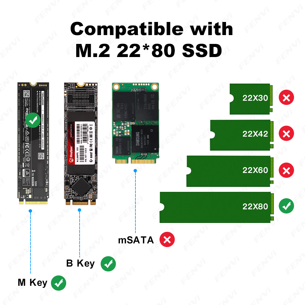 FENVI M.2 SSD 히트싱크 NVME NGFF M - Laptop Accessories Cooling Pad 리뷰 및 가격