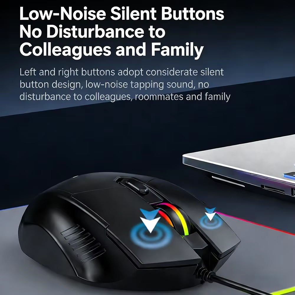 KEBIDUMEI 7200DPI 유선 마우스 6 버튼  - Laptop Electronics Accessories 리뷰 및 가격