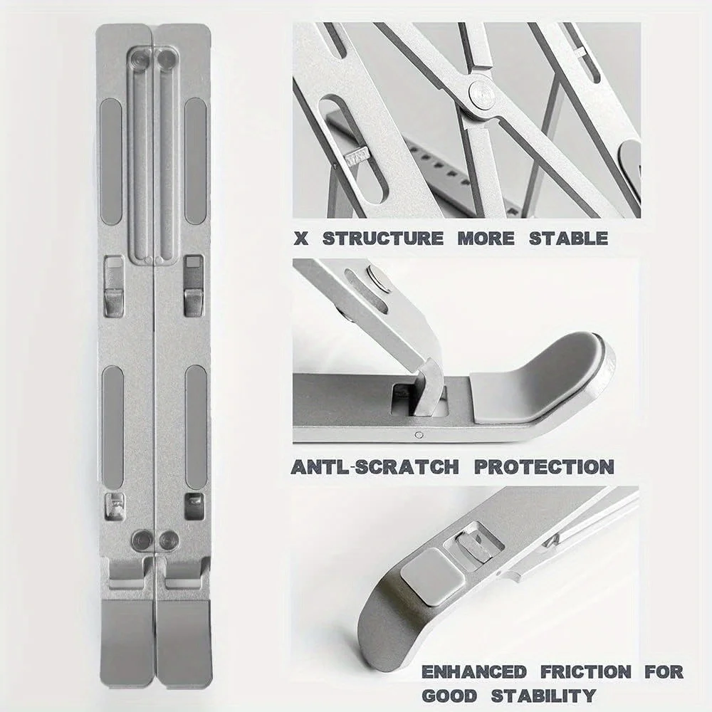 조정 가능한 알루미늄 노트북 스탠드 - 8~16인치 노 - Laptop Accessories And Gadgets 리뷰 및 가격