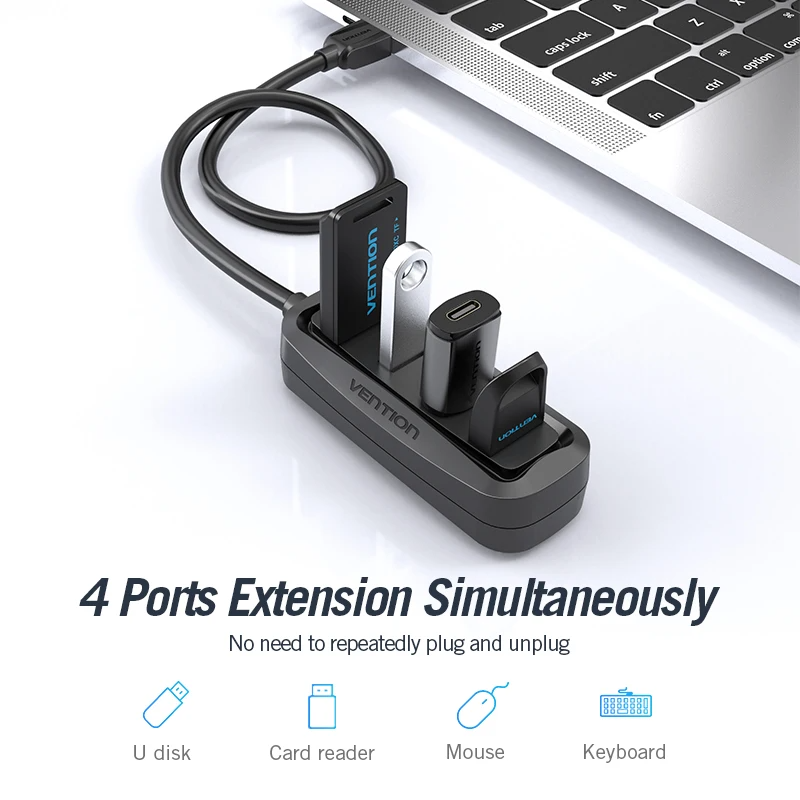 Vention USB 2.0 허브 4 포트, Lenov - Laptop Electronics Accessories 리뷰 및 가격