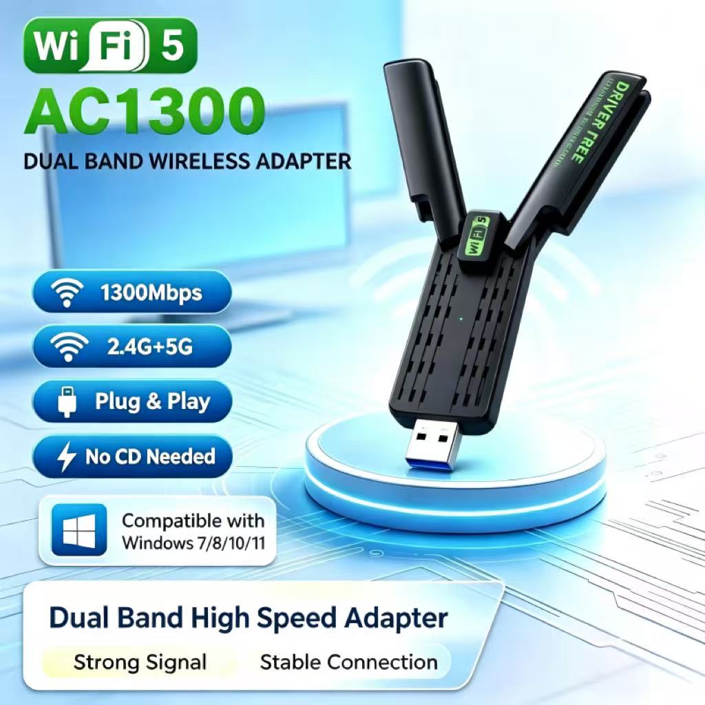 듀얼 밴드 기가비트 USB 무선 어댑터, 드라이버가 필 - Laptop Electronics Accessories 리뷰 및 가격