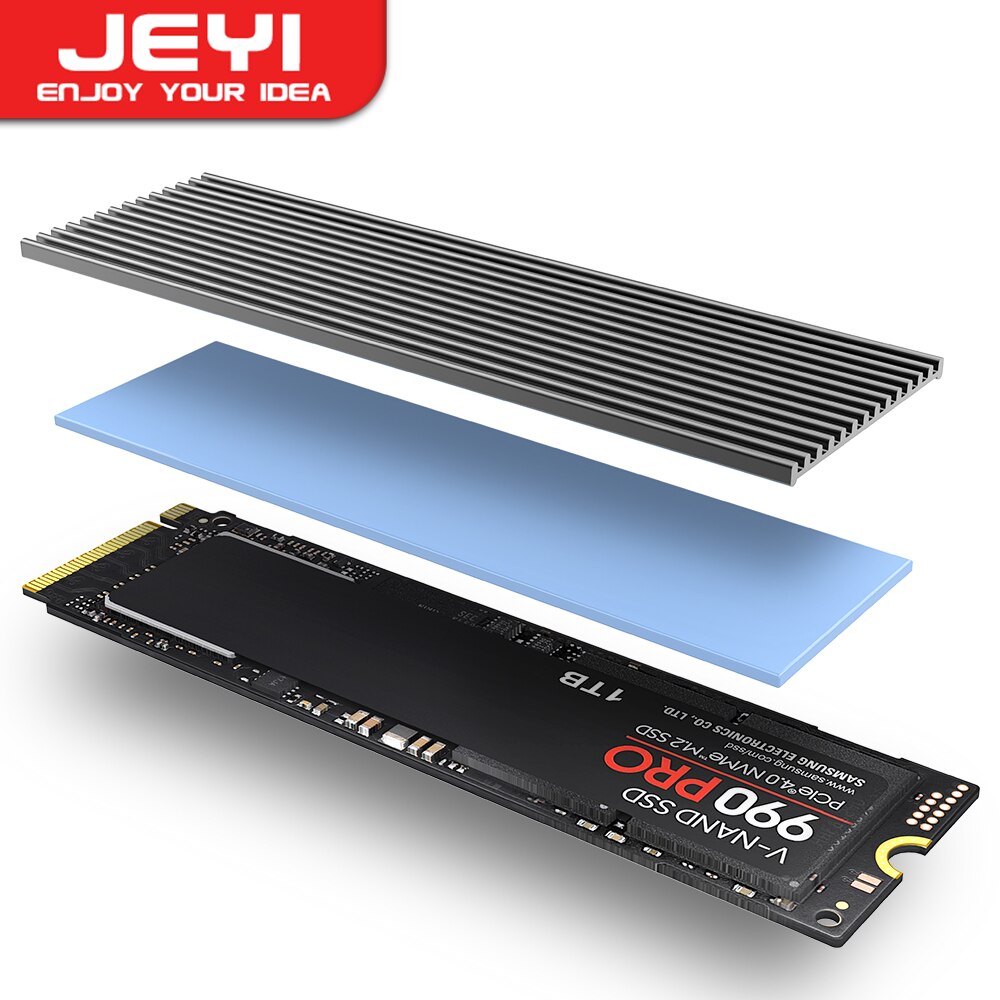 JEYI M.2 SSD 방열판, 알루미늄 NVMe 라디 - Laptop Accessories Cooling Pad 리뷰 및 가격