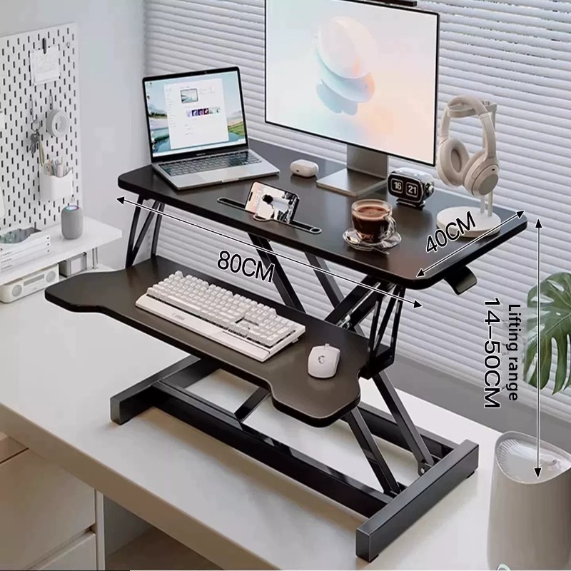 스탠딩 데스크 라이저 높이 조절 가능 이중 표면 워크스 - Laptop Stand Riser 리뷰 및 가격