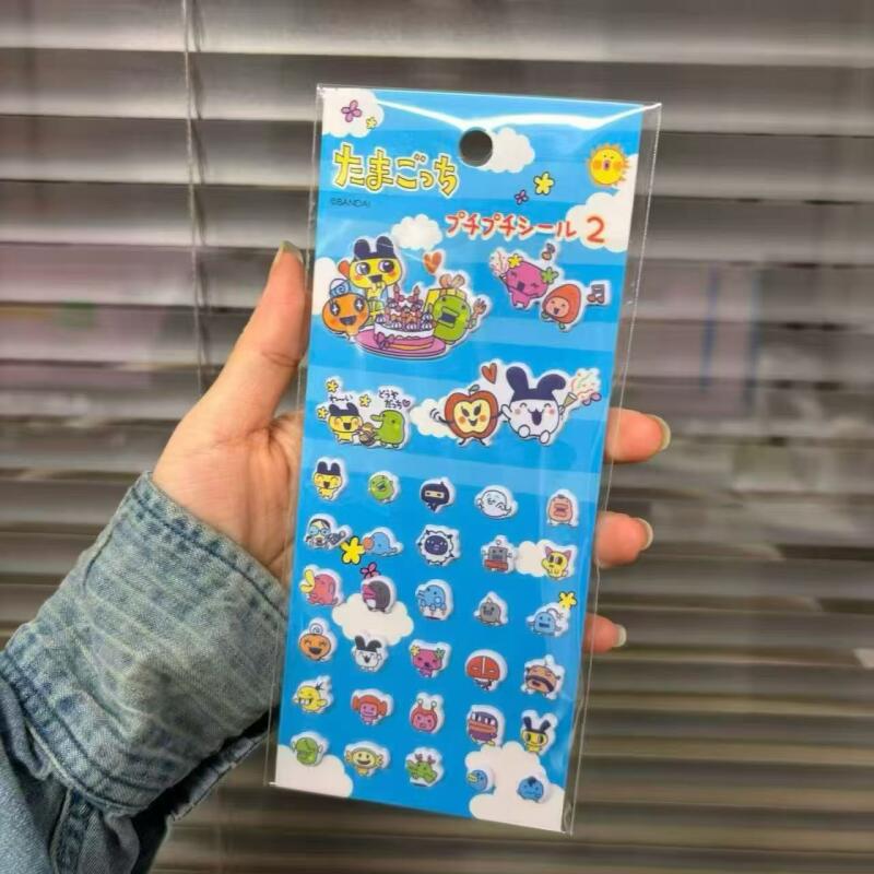 6Pcs Tamagotchi 만화 버블 스티커 창의력  - Laptop Accessories Toy 리뷰 및 가격