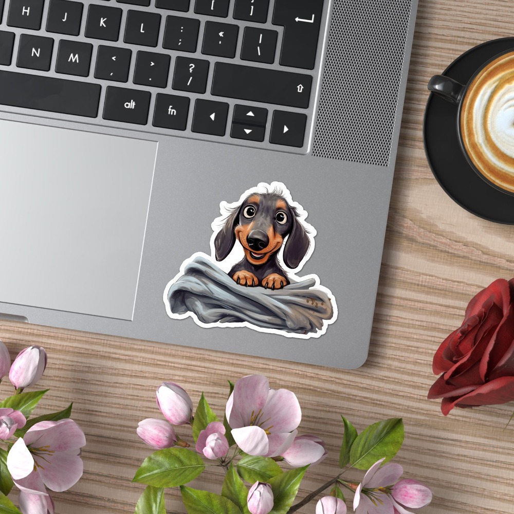 귀여운 닥스훈트 강아지 재미있는 스크래치 방지 현대식  - Laptop Accessories You Must Have 리뷰 및 가격