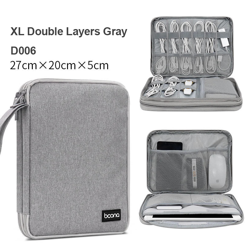 휴대용 정리함, USB 케이블, 전자 액세서리 보관용  - Laptop Electronics Accessories 리뷰 및 가격
