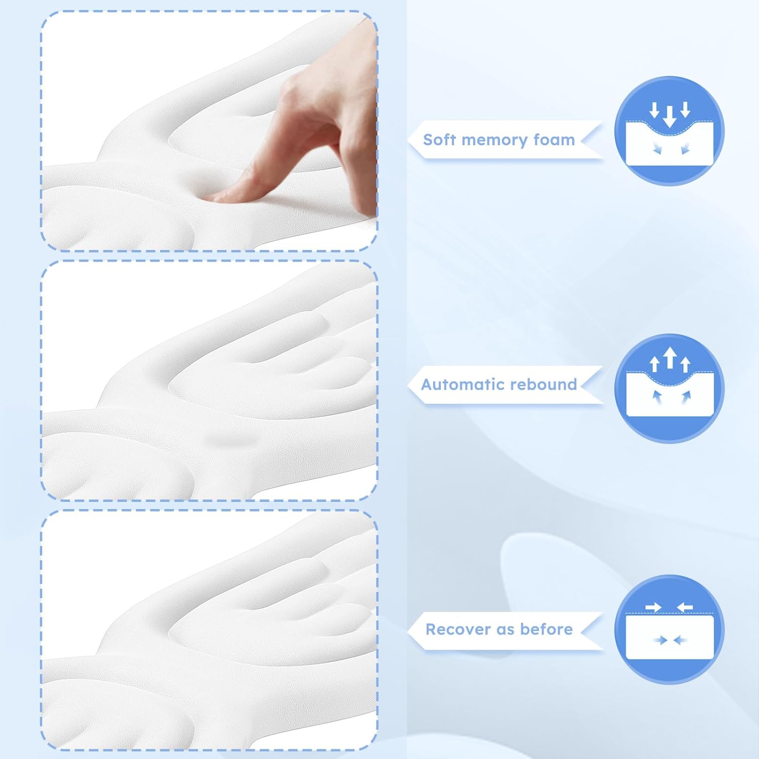 기계식 키보드 마우스 손목 받침대 엔젤 윙 메모리폼 마 - Wrist Rest Gel 리뷰 및 가격
