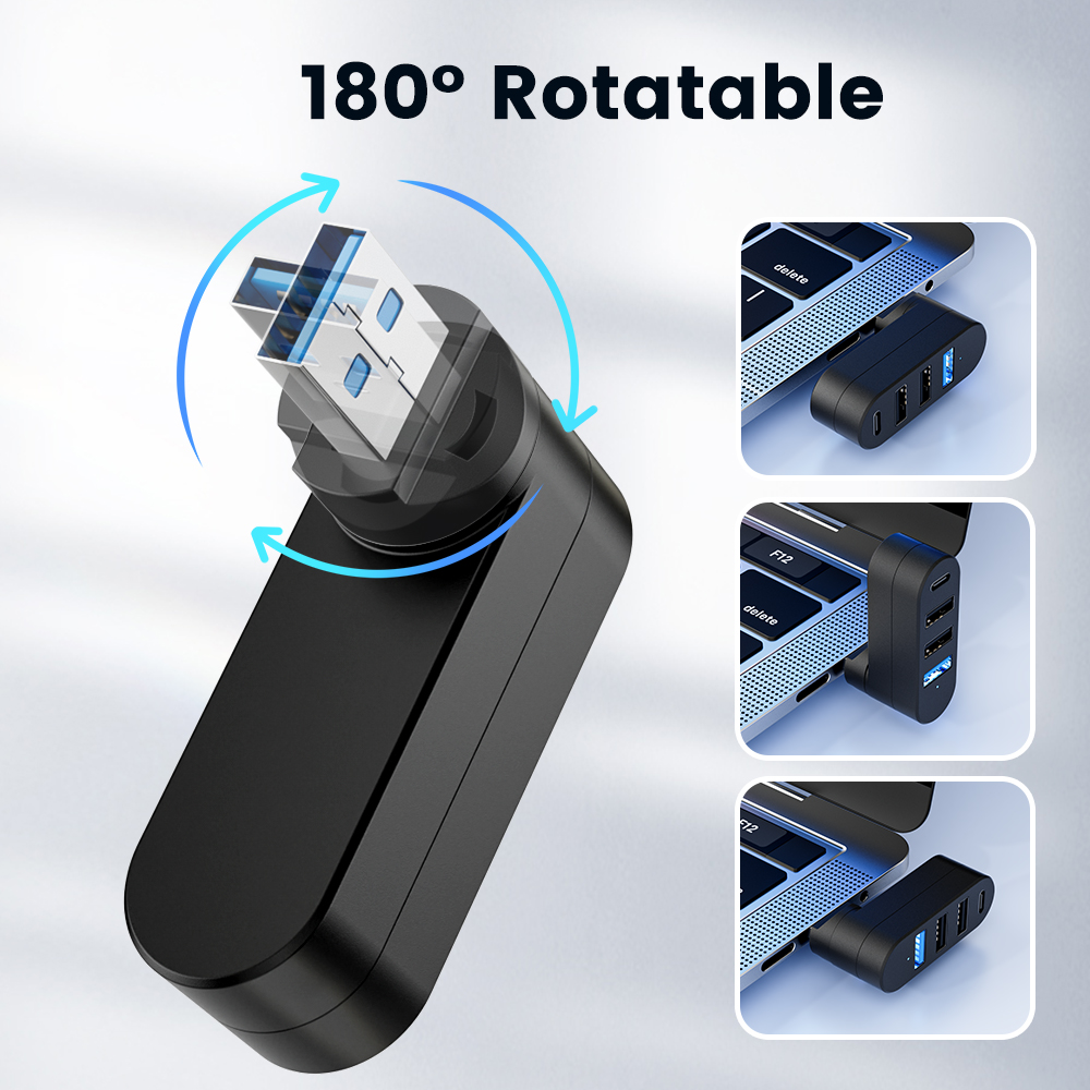 USB 허브 3.0 미니 스플리터 박스 4포트 180  - Laptop Accessories And Gadgets 리뷰 및 가격