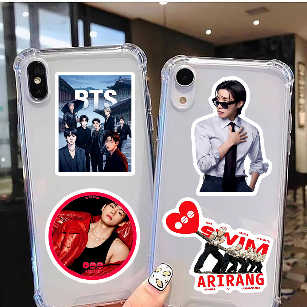 BTS K팝 보이 그룹 스티커 50개, 방수 기능, D - Laptop Accessories Toy 리뷰 및 가격
